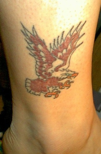 My first tattoo, an eagle