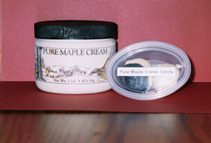 maple cream and maple candy
